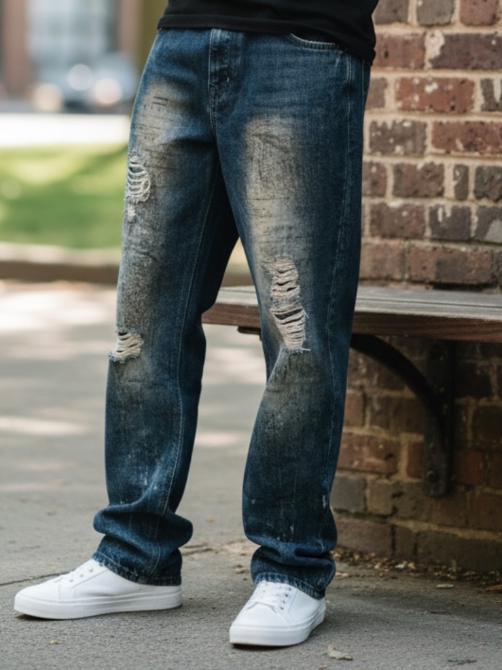 ⭐️⭐️ RARE Men’s Imperious Map All Over Jeans - size 34x32